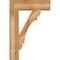 Ekena Millwork Olympic Block Rough Sawn Bracket w/ Offset Brace, Western Red Cedar, 8"W x 26"D x 38"H BKT0806X26X38OLY05RWR - alternate 4
